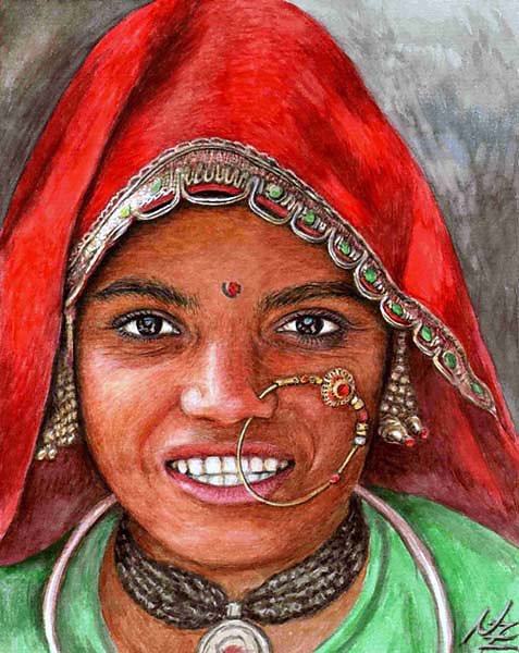 North India Woman
